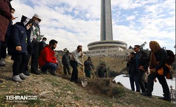 آیین کاشت گیاهان بومی پایتخت در برج میلاد 2