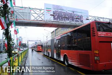 خدمات شهرداری تهران در پایان راهپیمایی یوم الله 22 بهمن 38