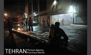 آتش سوزی در ساختمان برق حرارتی 34