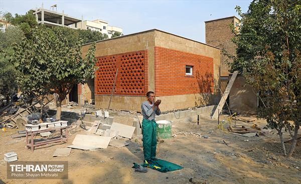 آخرین مراحل ساخت بوستان مادر و کودک "باغ نظر" 32