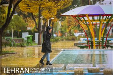 حال و هوای بارانی میدان هفت حوض  15