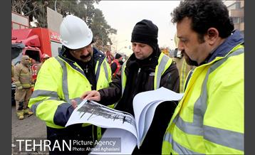 سومین روز عملیات امداد ونجات حادثه پلاسکو 10