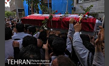 تشییع پیکر شهید آتشنشان علی قانع 7