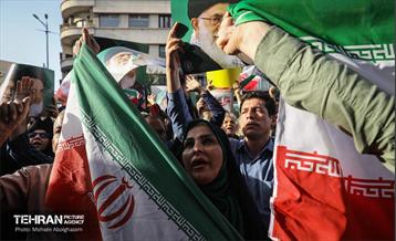 اجتماع مردمی در اعتراض به حمله آمریکا به تاسیسات هسته‌ای ایران 23