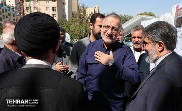 آیین تست گرم مسیر پایانی خط ۷ مترو تهران و بهره‌برداری از ورودی دوم ایستگاه آهنگ 57