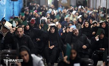 احیای شب بیست‌ویکم ماه رمضان امامزاده پنج تن لویزان 41