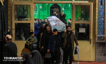 مراسم وداع با پیکرهای مطهر ۱۱۰ شهید گمنام دفاع مقدس 7