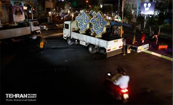 نصب المان های غدیر در سطح شهر تهران