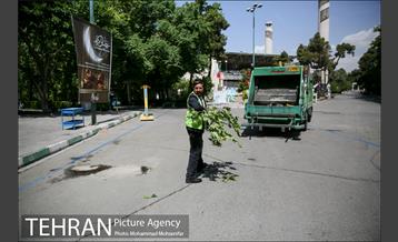 آماده سازی دانشگاه تهران برای نماز جمعه 13