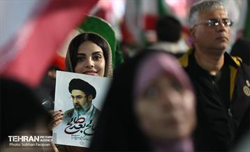 اجتماع مردم تهران در قدردانی از همراهی حزب الله لبنان 12