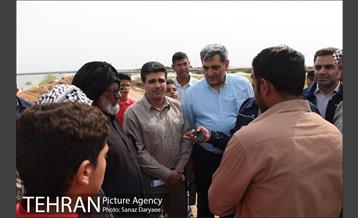 بازدید شهردار تهران از منطقه سیل زده پل سبحانیه دشت آزادگان 4