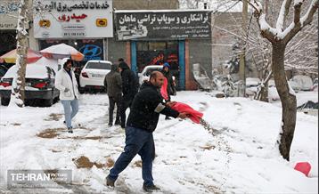 عملیات برف‌روبی در پایتخت 28