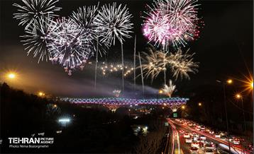 نورافشانی سال نو در پل طبیعت 7