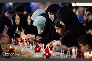شام غریبان حسینی در عزادارخانه مکتب تشییع