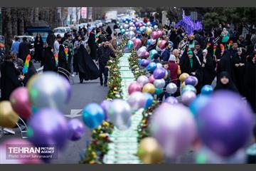 جشن تولد امام حسن (ع) در بلوار کشاورز 7