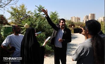 بازدید اصحاب رسانه از روند انجام عملیات احیای چیتگر 30