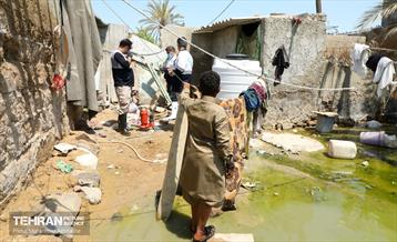 امدادرسانی تیم مدیریت بحران تهران به مناطق سیل‌زده سیستان و بلوچستان 16