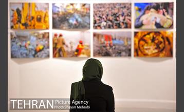 افتتاح نمایشگاه عکس پلاسکو در خانه هنرمندان 16