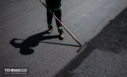 بازدید از آخرین وضعیت بهسازی روکش آسفالت آزادگان 17