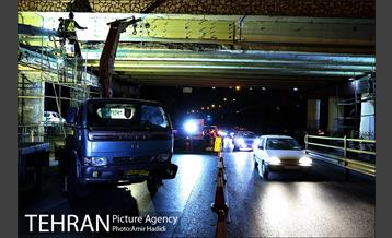 شب گردی اصحاب رسانه با معاون فنی و عمرانی شهرداری تهران 18