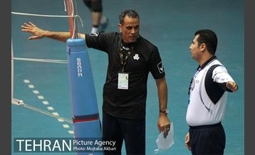 دیدار تیم های والیبال سایپا تهران و خاتم اردکان