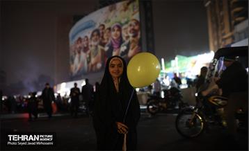 نورافشانی میدان ولیعصر(عج) به مناسبت نیمه شعبان 6