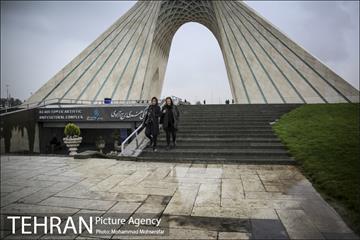 بارش باران پاییزی در تهران 25