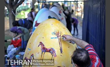 جشنواره تخم مرغ رنگی در بلوار کشاورز 29