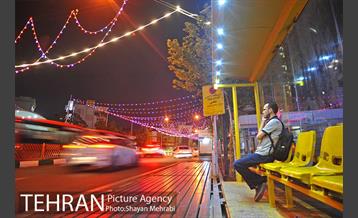 تونل نوری از میدان ونک تا بلوار میرداماد 29