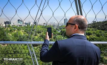 بازدید وزیر فرهنگ جمهوری آذربایجان از اراضی عباس آباد 7