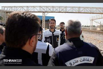 بازدید مدیرعامل شرکت بهره‌برداری متروی تهران از خدمت رسانی در روز اربعین