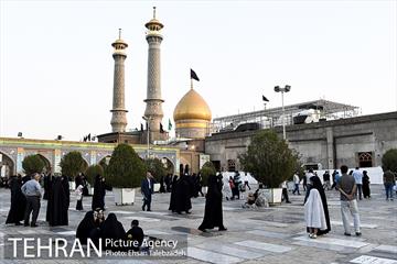 مراسم تعویض پرچم گنبد حرم حضرت عبدالعظیم (ع) 26