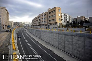 زیرگذر استاد معین قبل از افتتاح 35