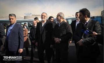 مراسم رونمایی از نخستین بسته حمل و نقل عمومی برقی تهران 65