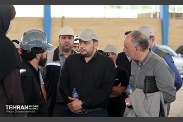 بازدید سخنگوی شهرداری تهران از پایانه مترو آزادگان