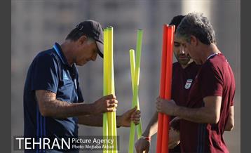 تمرین تیم ملی فوتبال ایران پیش از دیدار دوستانه با توگو 11