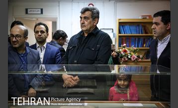 حضور پیروز حناچی در کتابخانه گردی الهام فخاری 6