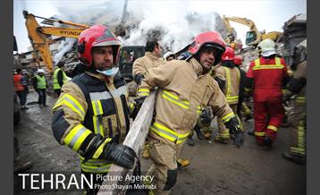 سومین روز عملیات امداد ونجات حادثه پلاسکو -3 21