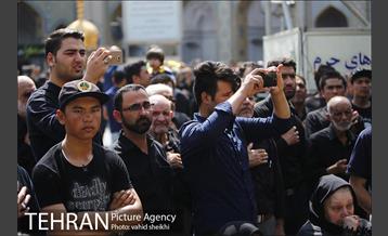 حضور شهردار در بین عزاداران امام حسین(ع)در حرم حضرت عبدالعظیم حسنی 20