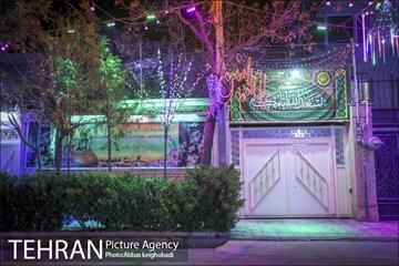 آذین بندی منطقه 21 در ایام شعبانیه 15