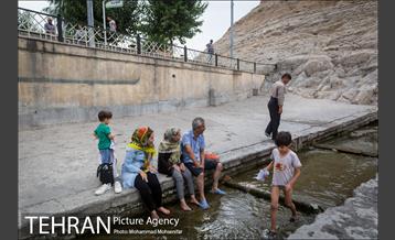 آبتنی تابستانی در چشمه علی 21