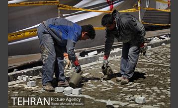 خیابان سی تیر، سنگ فرش می شود  4