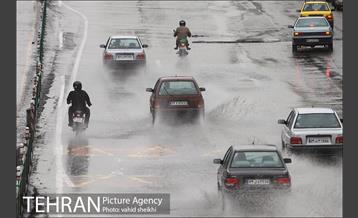 بارش نخستین باران پاییزی در تهران 14