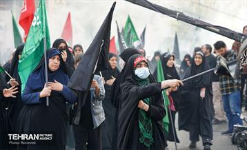 عزاداری شهادت حضرت فاطمه(س) در منطقه 21 23