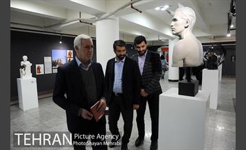 اختتامیه ششمین دوسالانه مجسمه های تهران با حضور دکتر حناچی شهردار محترم تهران 1