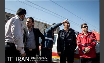 مانور عملیاتی آتشنشانان جنوب تهران 1