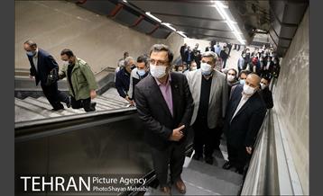 بازدید شهردار تهران از خط 6 مترو تهران 48