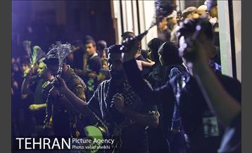 دسته های عزاداری محرم در محله امام زاده حسن  9