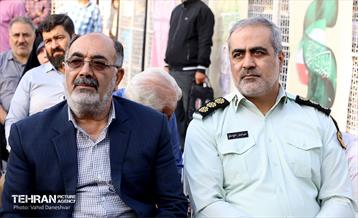 آیین نامگذاری‌ کوچه به نام شهید سالک در منطقه ۱۷