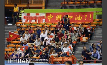 دیدار تیم های ملی والیبال ایران و چین 5